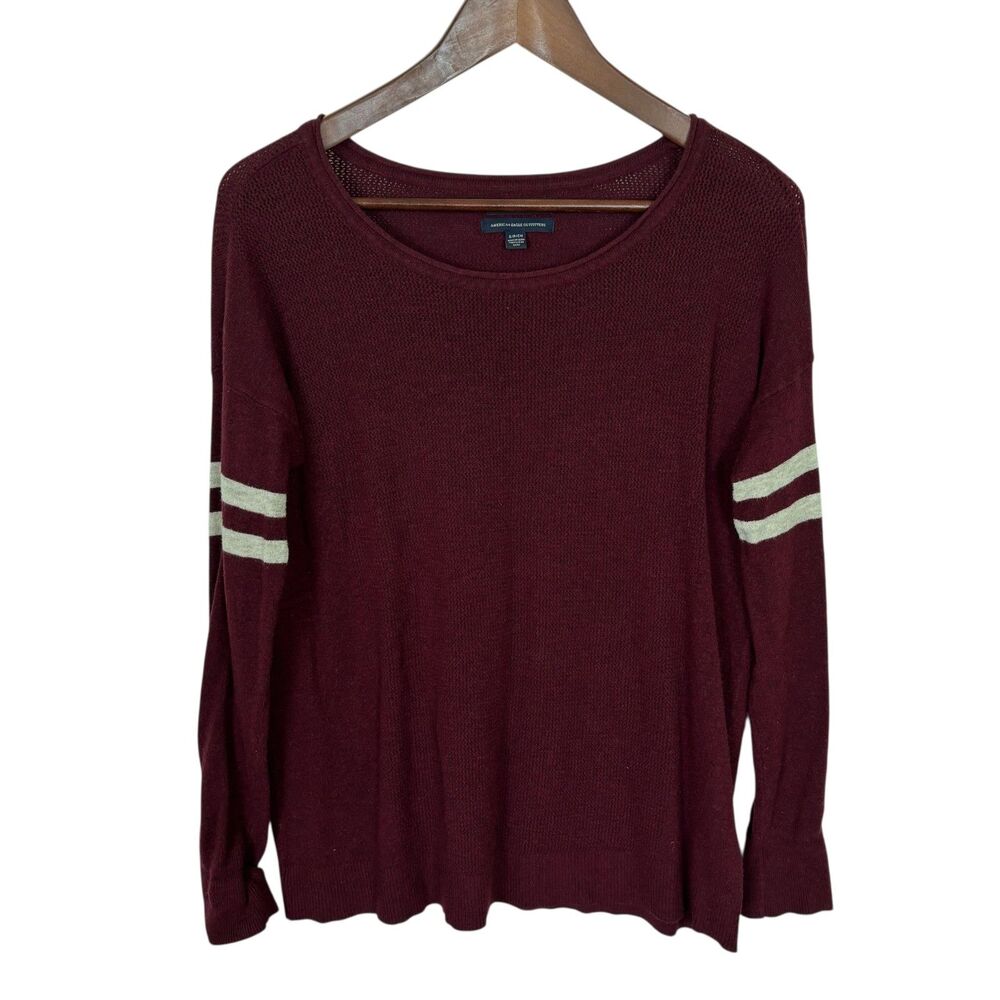 American Eagle Ahh-mazingly Soft Burgundy Red Thermal Shirt Women’s Small